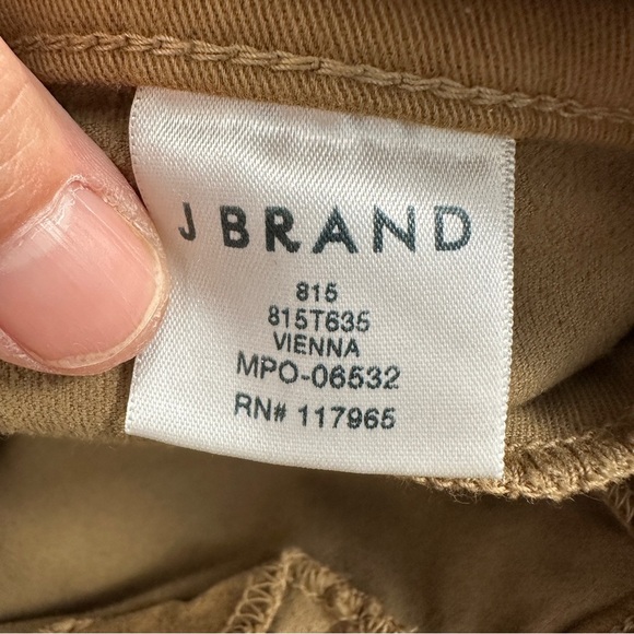 J Brand sz 24 velvet skinny pants, color "Vienna," stretchy, fall, autumn - Picture 7 of 10